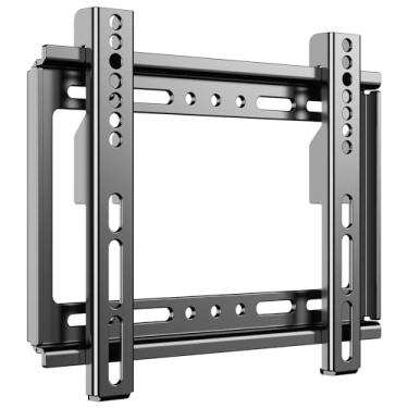 Imagem de SHTUMEC Suporte de parede de TV fixo para a maioria das TVs de 14-42 polegadas, LED RV 4K, suporte de TV ultrafino para tela plana LCD, VESA máximo de 200 x 200 mm, comporta até 25 kg, 19 21 23 27 29