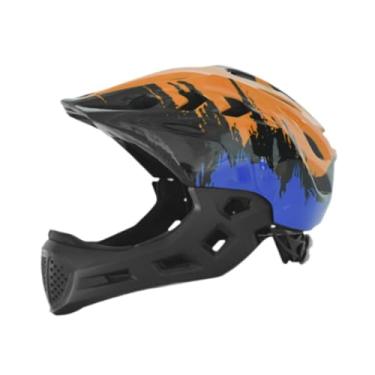 Imagem de rockible Capacete para bicicleta de crianças, Laranja Azul
