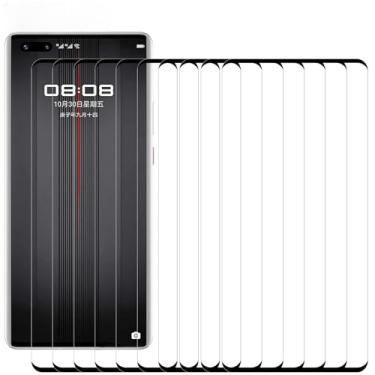 Imagem de HUANGYUNCHAO protetor de tela Para Huawei Mate 40 RS Porsche Design 25 PCS 9H 3D HD Filme de vidro temperado com borda curva Flim de tela