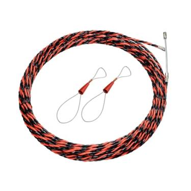 Imagem de ＡＷＨＡＯ Extrator de fios elétricos, ferramenta extratora de fios de cabo, dispositivo guia de fios de parede, passador de dutos, passador de linha, 20 M