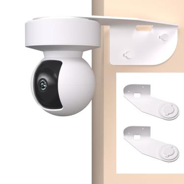 Imagem de Zwolf Suporte de parede de canto externo para câmera Reolink, cobre ambos os lados da casa 270 graus, reduz pontos cegos (pacote com 2, branco) (2)