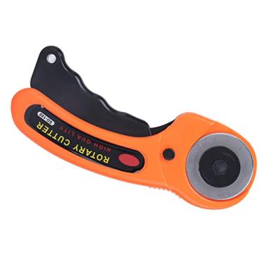 Imagem de Cortador Rotativo, Quilters Costura Patch-Work Corte de Couro Faca Circular de Aço de Alta Velocidade 45mm, Com, para Papel, Tecido, Couro, Plástico