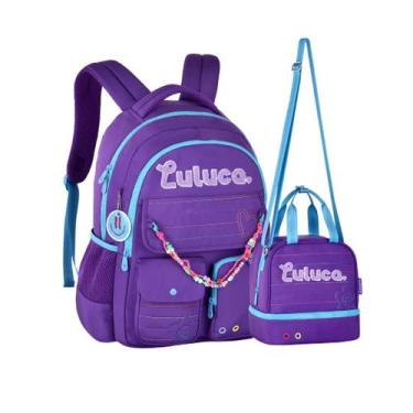 Imagem de Kit Mochila e Lancheira Escolar Juvenil Da Youtuber Luluca - Clio, Rox