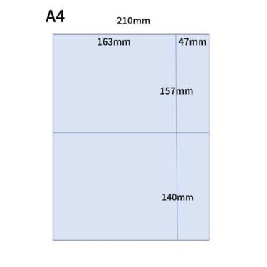 Imagem de Folhas A4 Papel Adesivo Branco Kit 100 folhas Autoadesivas 115Gramatur