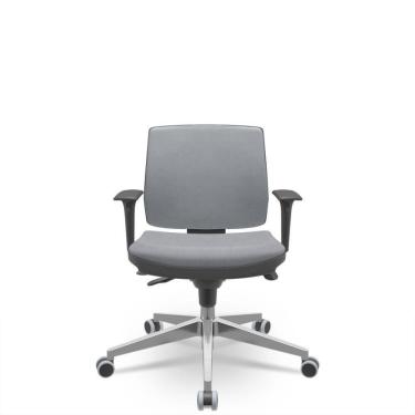 Imagem de Cadeira Brizza Soft Executiva Vinil Cinza