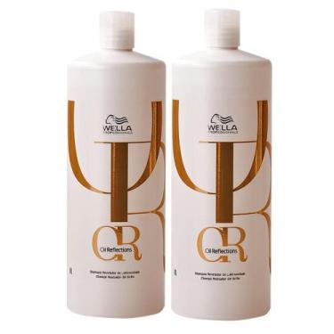 Imagem de Kit Wella Oil Reflections 2x Shampoo 1L (2 produtos) - Wella Professio