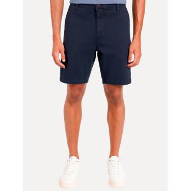 Imagem de Bermuda Aramis Masculina Chino Cotton Sarja Azul Marinho, 44