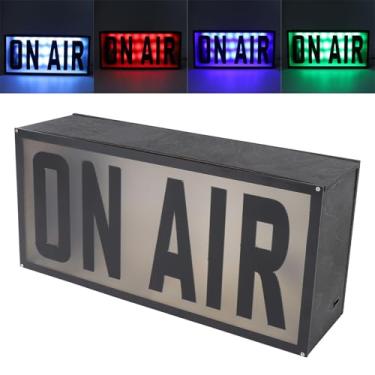 Imagem de No Air Studio Light Sign para Twitch para Tiktok para YouTube, Sinal de Aviso de Signio de Recordamento de Luz de Néon, Alimentado por Néon para Estúdio, Quarto, Decoração da