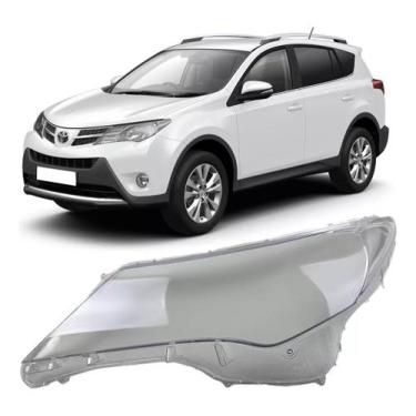 Imagem de Lente Farol Esquerdo Toyota Rav4 2013 2014 2015 2016 Novo - Alfredos A