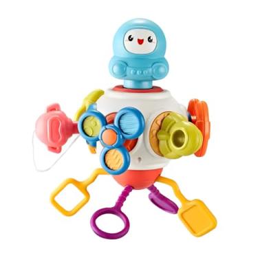 Imagem de Brinquedo Sensorial Bebe Infantil Montessori Kidino Cubo De Atividades Educativo 8 em 1