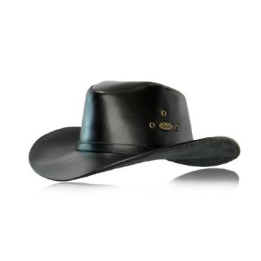 Imagem de Chapéu em Couro Legítimo Indiano Festas Rodeio Barretos - Kapell, Pret