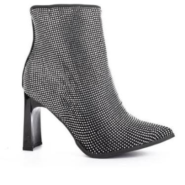 Imagem de Bota Feminina Tanara Cano Baixo Nitra Preta - T8541-Feminino