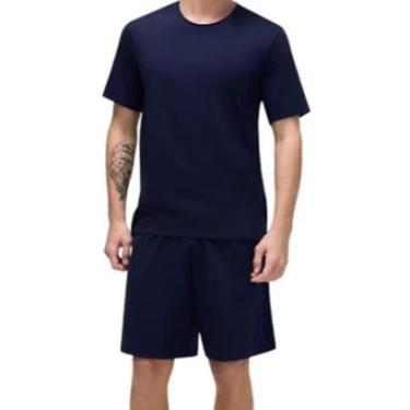 Imagem de Pijama Masculino Hering MC Malha Curto Marinho - 7C7R AXTEN-Masculino