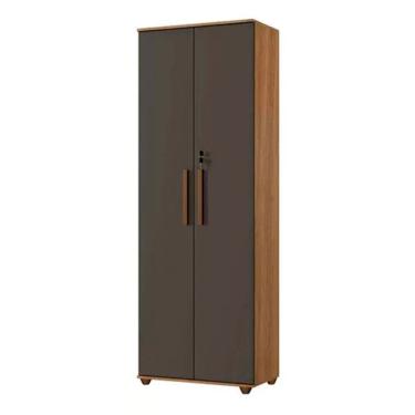 Imagem de Armário Multiuso Bahia 2 Porta C/ Chave 4 Prateleira Interna Arte Móveis