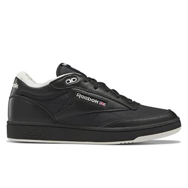 Imagem de Reebok Tênis unissex adulto Club C Mid II, Preto/neblina matinal, 9.5 Women/8 Men