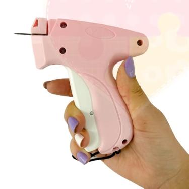 Imagem de Pistola Aplicador Tag Pin Fine Tecidos Delicados Finos +10 Mil Pinos Pins Inclusos Fixação Segura para Etiquetas Para Lojas, Confecções e Boutiques Fácil de Usar e Leve