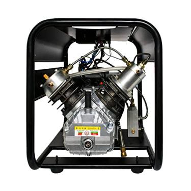 Imagem de TUXING Compressor de ar PCP cilindro duplo 4500Psi/300Bar, compressor de ar elétrico de alta pressão, separador de óleo de água embutido e desligamento automático 110V AC, armas de ar de paintball carregamento de tanque de mergulho (TXED012)