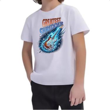 Imagem de Camiseta Infantil Guitarra Greatest Shredder - Alearts, 2