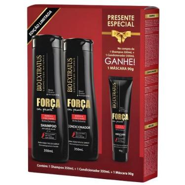 Imagem de Promopack Bio Extratus Força Shampoo Condicionador  Máscara 90g