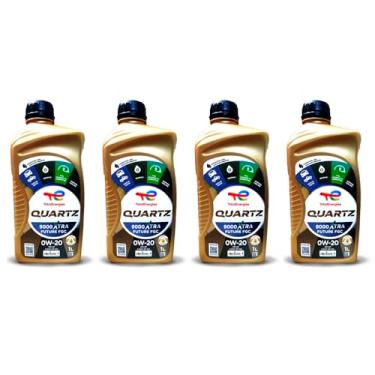 Imagem de Kit 4 Litros Oleo Motor 0w20 Sintetico Total Quartz 9000 Xtra Future Fgg