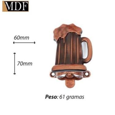 Imagem de Abridor de Garrafa Caneca Chopp Acessório Decoração Churrasco - ATACAD