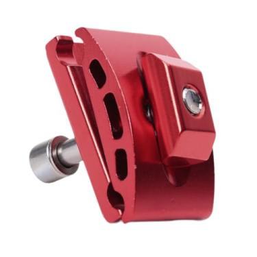 Imagem de oshhni Bicicleta SeedPost Cramp Head Selddle Pipe Head Connector para reparar Bike Mountain Bike Portátil Cabeça, Vermelho