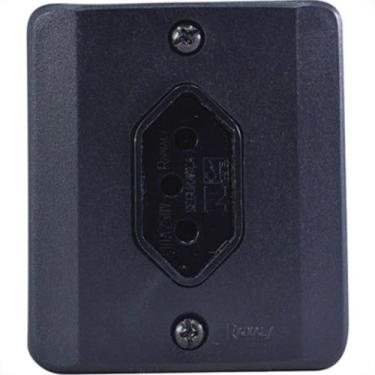 Imagem de Sistema X Radial Preto 1Tomada 20A C/Caixa 1905114, Preto