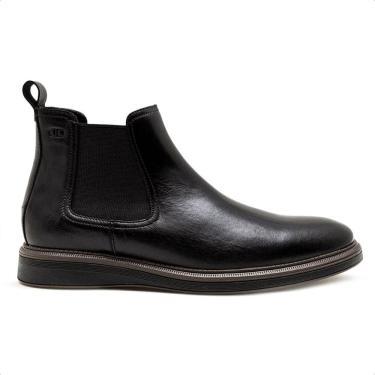 Imagem de Bota de Couro Democrata Masculina Metropolitan James Hi-Soft 32 Cano Curto 298103