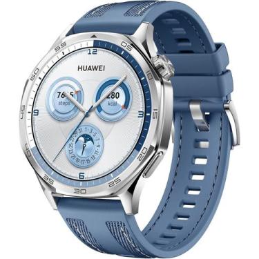 Imagem de Smartwatch Huawei Watch GT 5 46mm Azul Tela Amoled GNSS