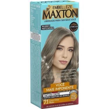Imagem de Tinta de Cabelo Maxton Louro Cinza Médio 7.1 Eco