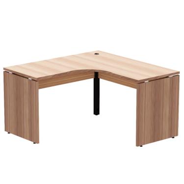 Imagem de Estação de Trabalho Pé Painel P25 Pandin 1,55x1,55 M Noce Naturale