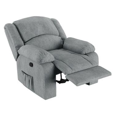 Imagem de Poltrona Do Papai Reclinável Pietra Zero Wall Fh9 Linho Cinza - Mpozenato