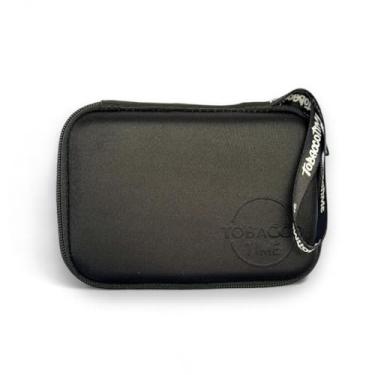 Imagem de Case Estojo Organizador Preta com Zíper e Divisória