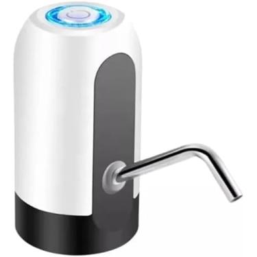 Imagem de Bomba Elétrica para Galão de Água com Torneira e Filtro USB Portátil Praticidade e Higiene para Água Pura Galão D'água 5 a 20 Litros.