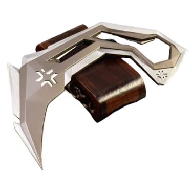 Imagem de Superbuybox Game Valorant 2025 VCT Karambit faca artes marciais armas ninja coleção de jogos presente decoração de mesa mochila pingente presente (VCT Karambit prata)