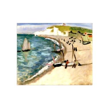 Imagem de Hneri Matisese Famosa Impressão em Tela - Imagens para Sala de Estar - Pintura de Arte de Parede Moderna - Penhascos - Reprodução 20x25cm8x10in Sem Moldura