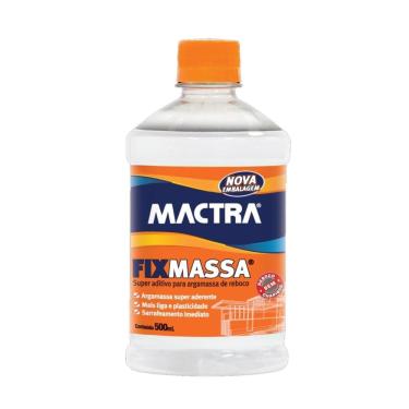 Imagem de Kit 2 Fixmassa Super Aditivo Argamassa Reboco 500Ml Mactra