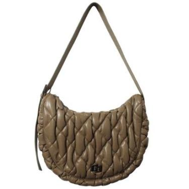 Imagem de Bolsa Colcci Hobo Matelasse Marrom Fendi Feminina-Feminino