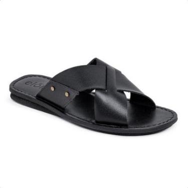 Imagem de Sandalia Masculina de Couro Conforto Estilo para os pés R27-Masculino