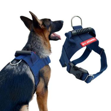 Imagem de Peitoral Tático Para Cães Fortes - Canadá K9 Acessórios, Marinho, G