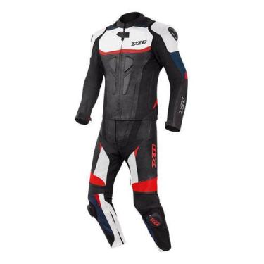 Imagem de Macacao x11 motociclista speed 2 pecas masculino couro pista, 4G