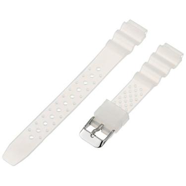 Imagem de Momentum ZC-14RUH M1 Pulseira de relógio feminina de borracha hipertransparente de 14 mm