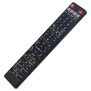 Imagem de Controle remoto de substituição EUR7722XJ0 adequado para sistema Panasonic DVD VHS SAHT833V SAHT830V SCHT830 SAHT830 SCHT833V SCHT830V