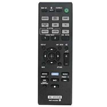 Imagem de Controle remoto de substituição RMT-AA230U – Substituição de controle remoto WINFLIKE RMTAA230U AV para receptor Sony AV RMT AA230U STR-DN1070 STRDN1070 controle remoto