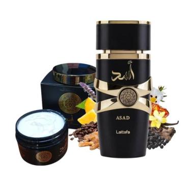 Imagem de Perfume Arabe Asad Lattafa EDP 100ml com Creme Asad 200g Isabelle.la.B