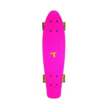 Imagem de Skate Traxart Mini Cruiser Pink Com Rodas de Led 59 mm-Feminino