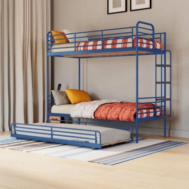 Imagem de Conjunto Treliche Infantil /juvenil Teko Casatema Azul / Álamo