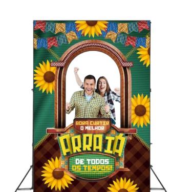 Imagem de Painel Fundo Interativo Vazado Festa Junina São João Tecido 1,50x2,20m (FIFJN0012)