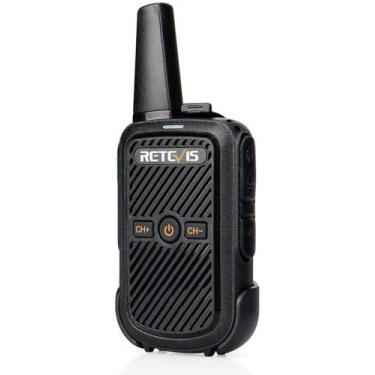 Imagem de Walkie Talkies Retevis RT15 Mini, pacote com 3, recarregável