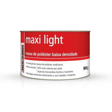 Imagem de Massa poliester maxi light 900g - maxi rubber - MAXIRUBER, Sem variaçã